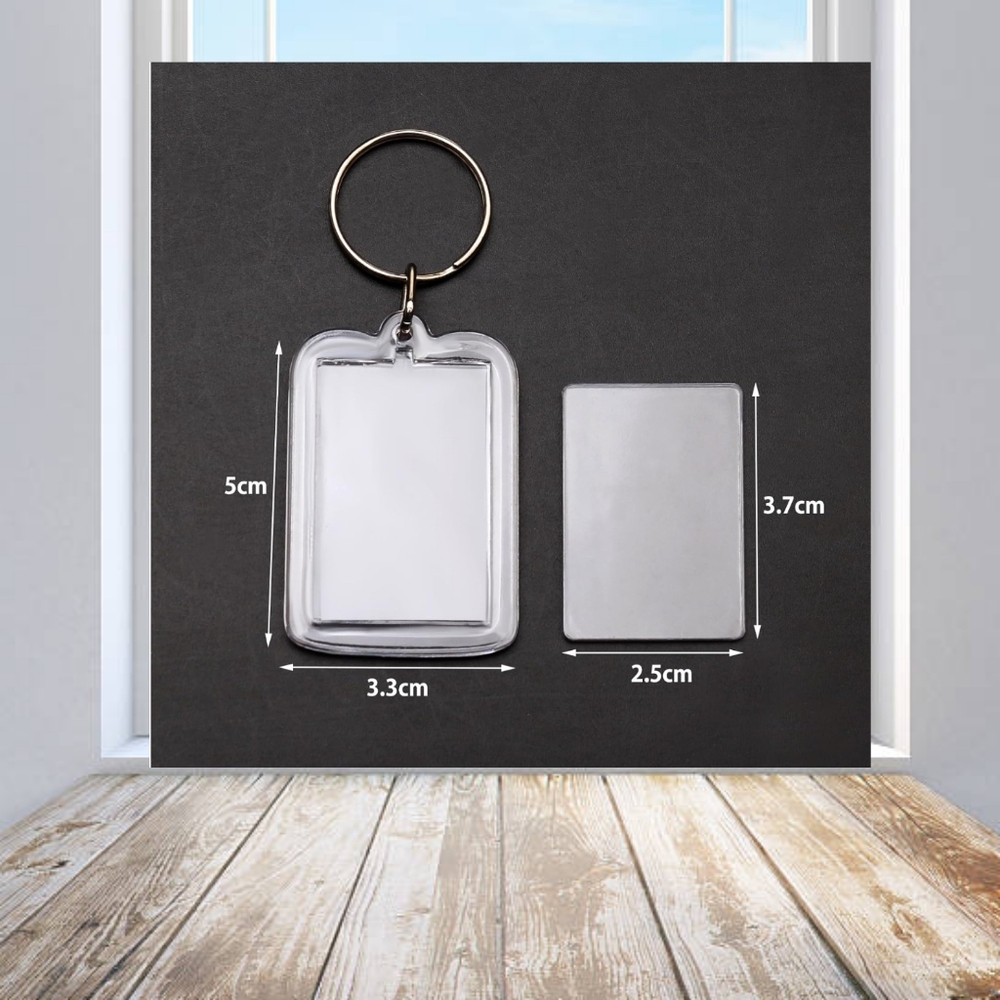 👣4/$20. Photo Key Rings for Pictures in a Frame. 10 Pieces. NWT - Picture 5 of 9